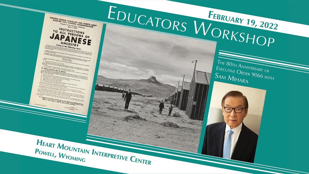 Banner image featuring photo of Sam Mihara introducing February Educators Workshop