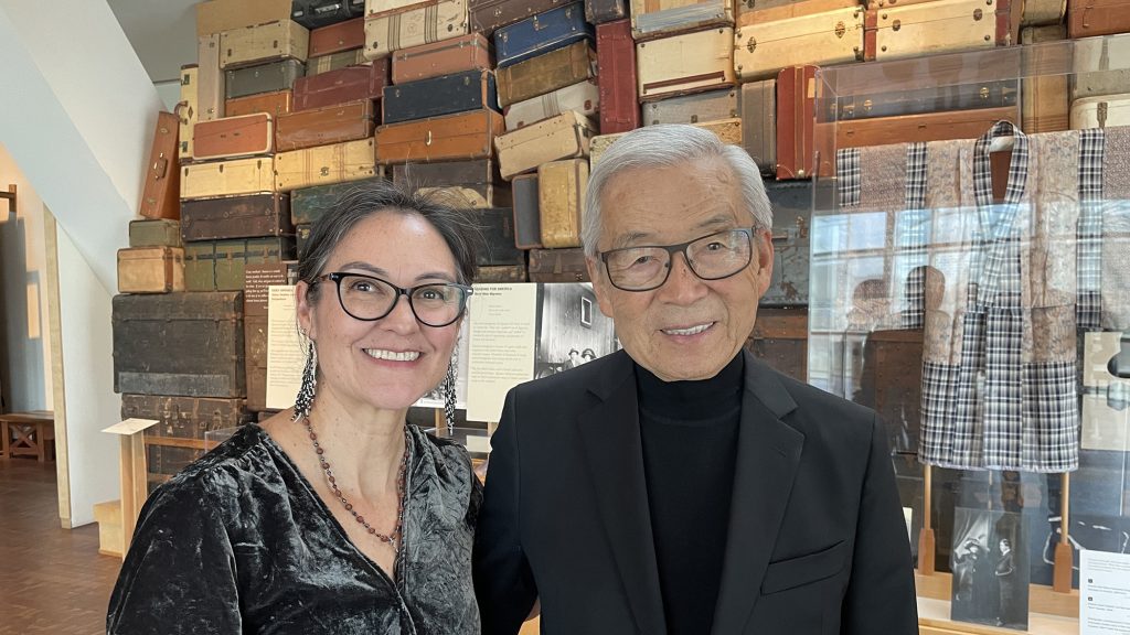 Sam Mihara and Shelly Lowe at the Japanese American National Museum